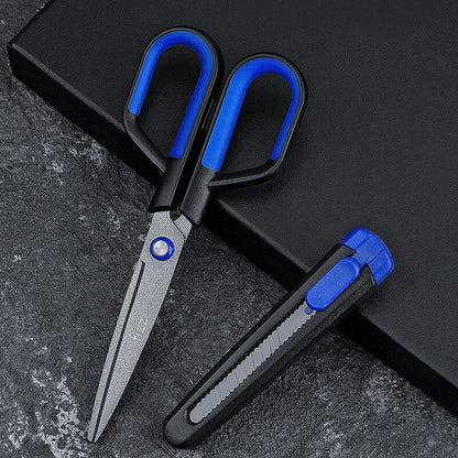 Easy Cut 2 in 1 Safe Kitchen Scissors Knife