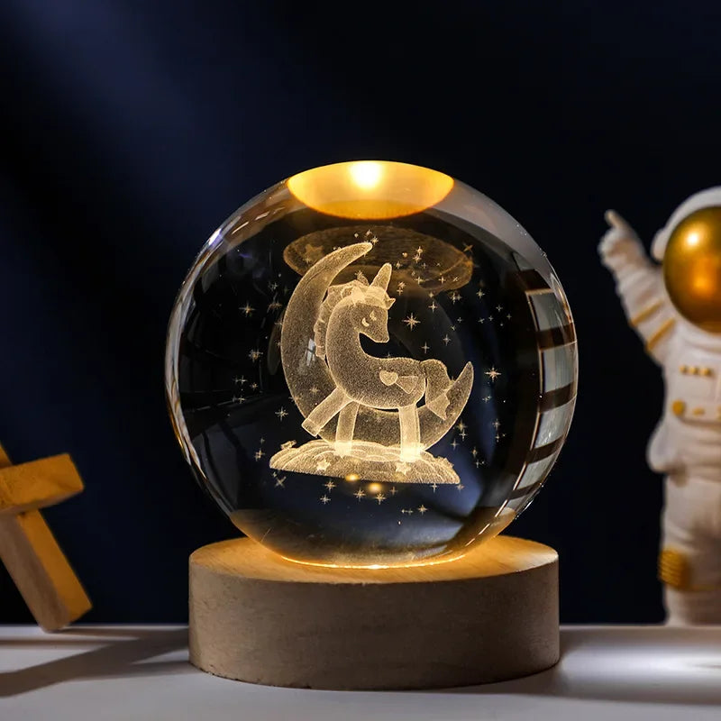Shining Lunar Glass Orb