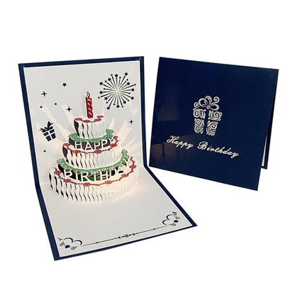Colorful 3D Musical Birthday Greeting Cards