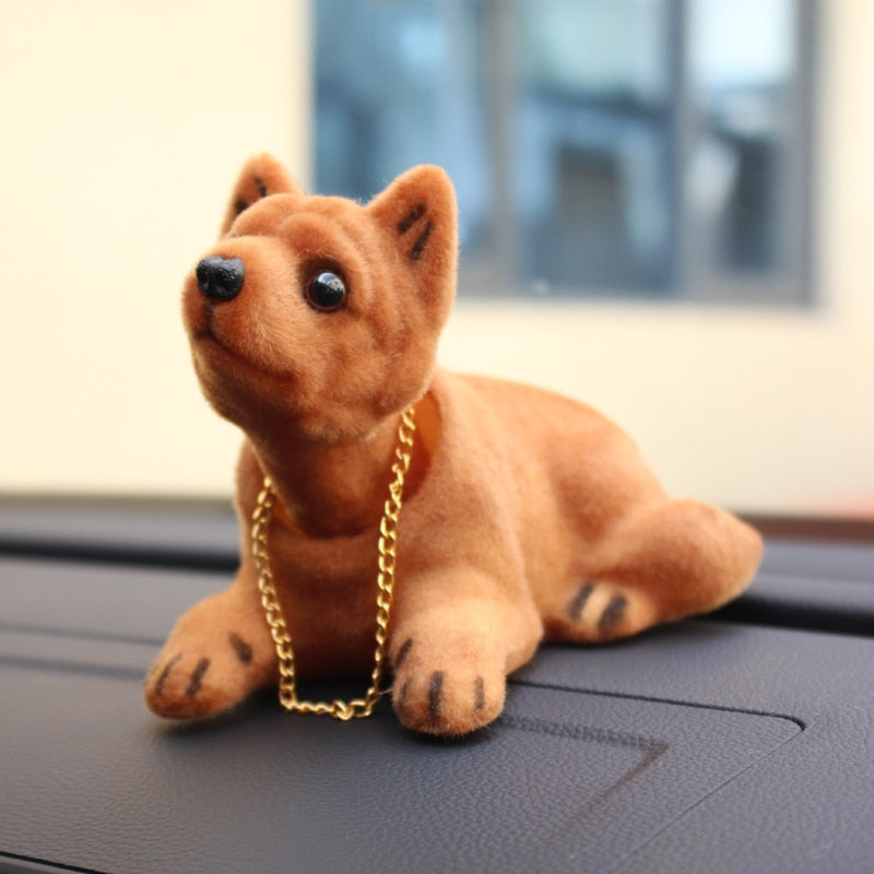 Fun Car Dog Bobble Head Decor