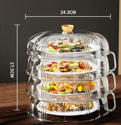 Collapsible Microwave Food Splash Guard