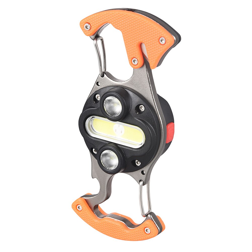 Portable 7in1 LED Flashlight Keychain Lamp