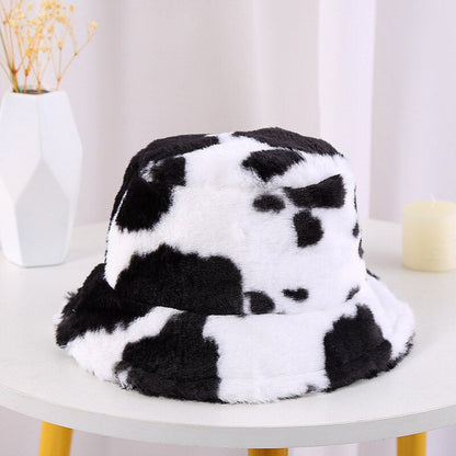 Cozy Faux Fur Warm Beanie Hat for Men Women
