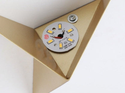 Contemporary Triangle Wall Light Fixture