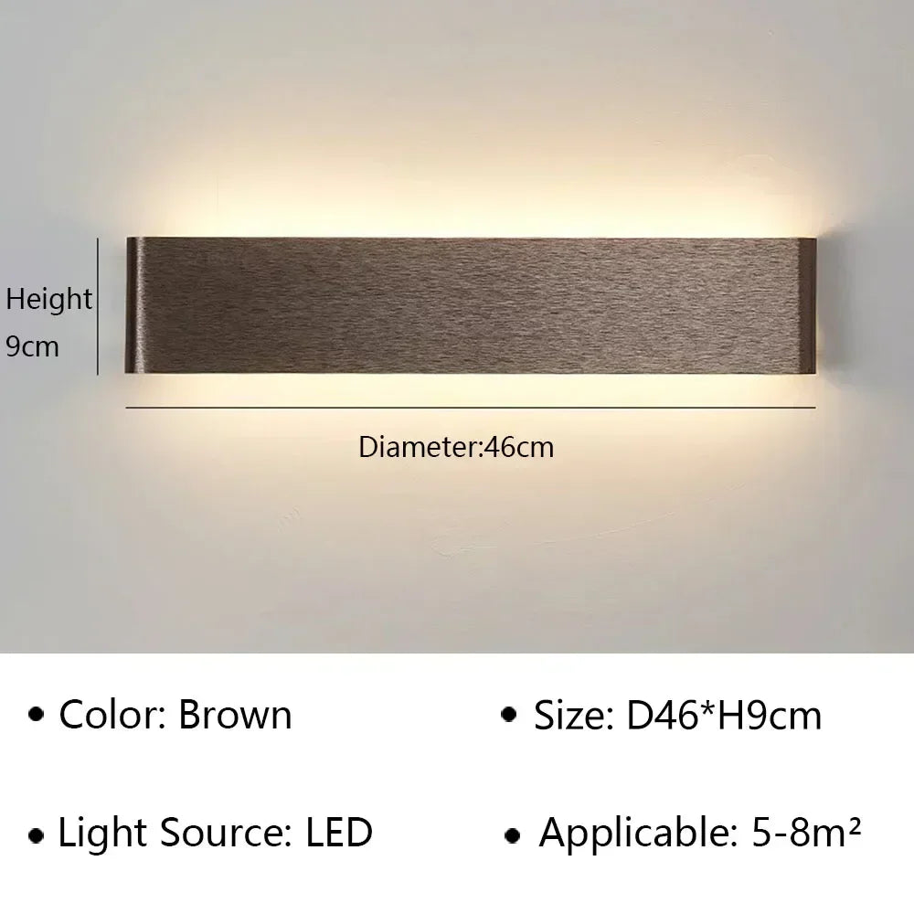 Contemporary LED Wall Light | Soft White Glow for Home