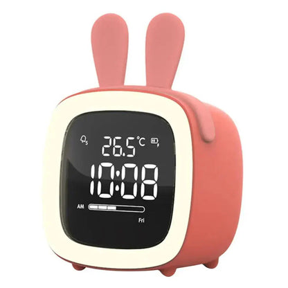 Fun Kids LED Clock with Nightlight and Rechargeable Battery