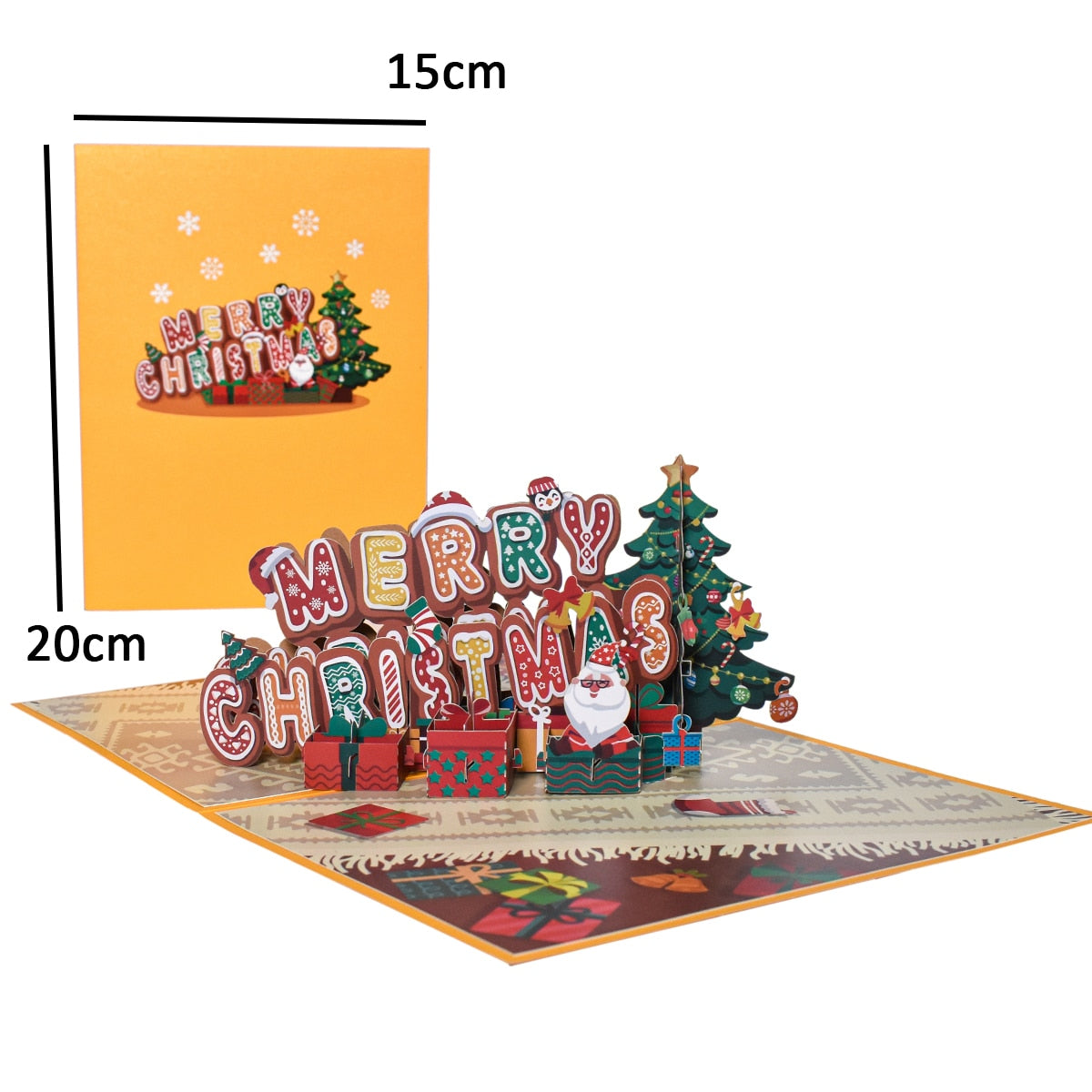 Fun 3D Christmas Pop Up Greeting Cards