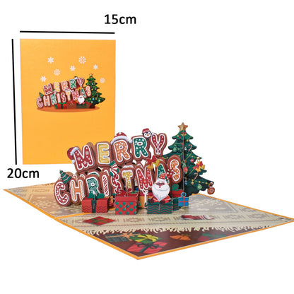 Fun 3D Christmas Pop Up Greeting Cards