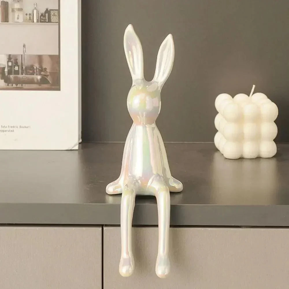 Cute Bunny Figurine Decoration