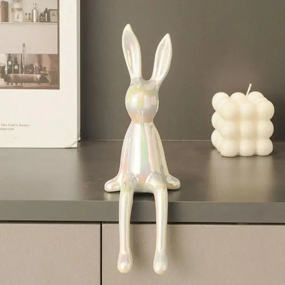 Cute Bunny Figurine Decoration