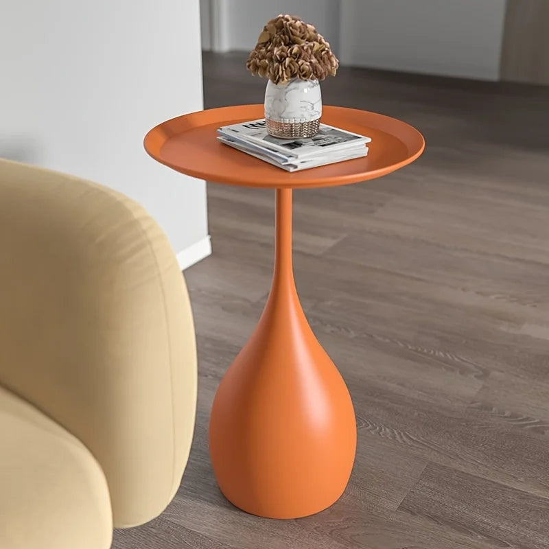 Compact LED End Table with Modern Space Saving Design - Fesara