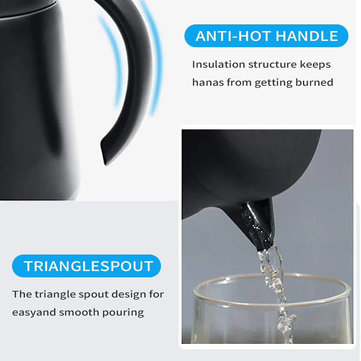 Thermal Coffee Carafe, Double Wall Insulated Stainless Steel