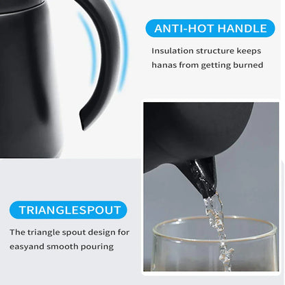 Thermal Coffee Carafe, Double Wall Insulated Stainless Steel