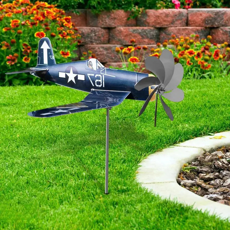 Outdoor Metal Wind Spinner Decor