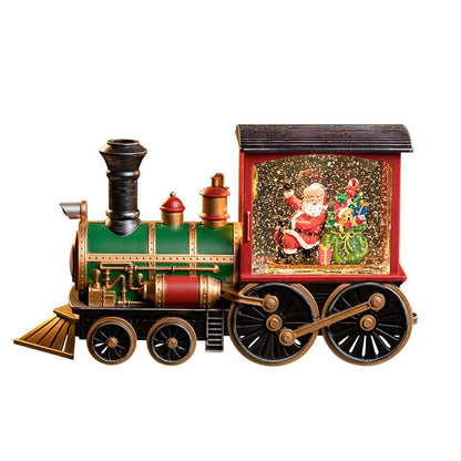Festive Holiday Musical Christmas Train Box