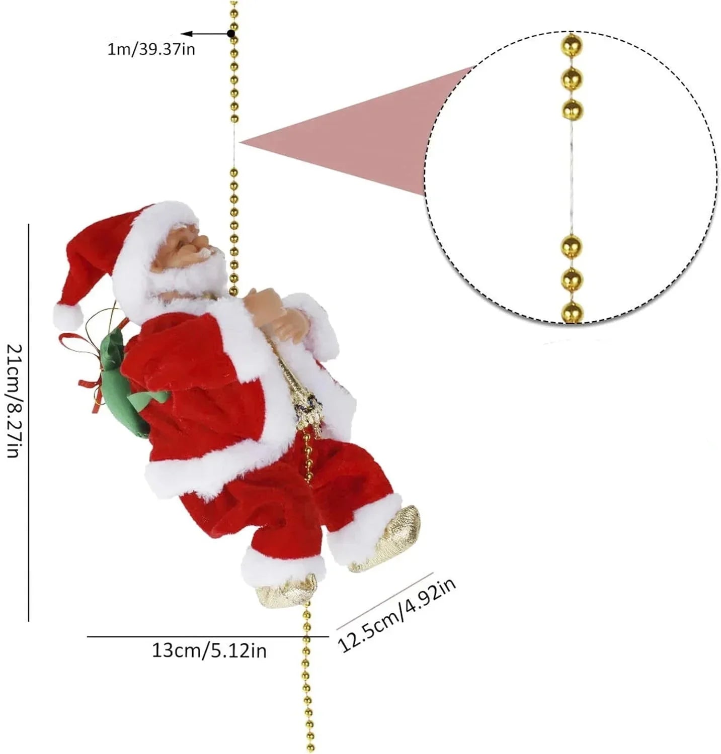 Fun Santa Claus Climbing Toy