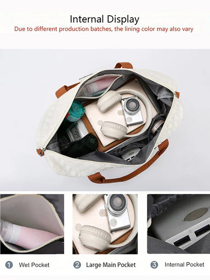 Spacious Sport Duffel Bag with Shoe Pocket