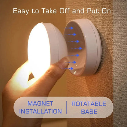 Bright Motion Sensor LED Nightlight with 360 Rotation