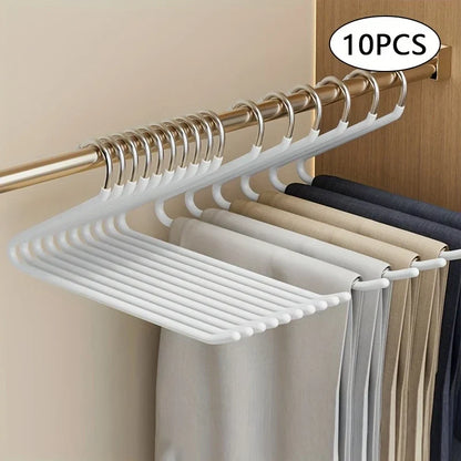 Strong Metal Closet Pants Hangers Space Saver