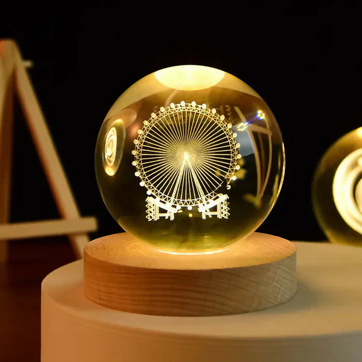 Beautiful Crystal Night Lamp Gift