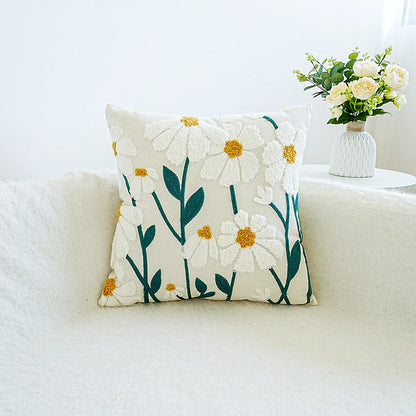 Decorative Floral Cushion Cover for Home Sofa