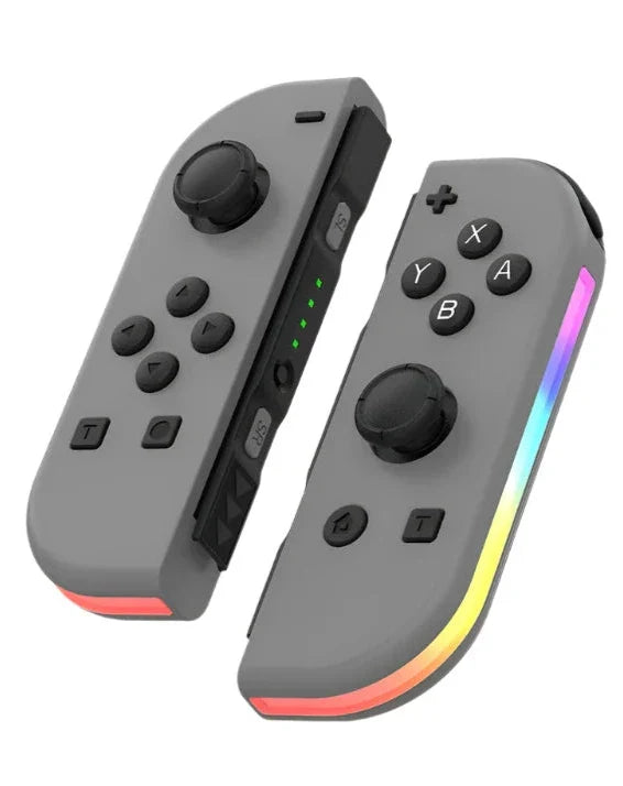 Wireless Gaming Controller for Nintendo Switch - Comfortable Gamepad with Colorful Lights