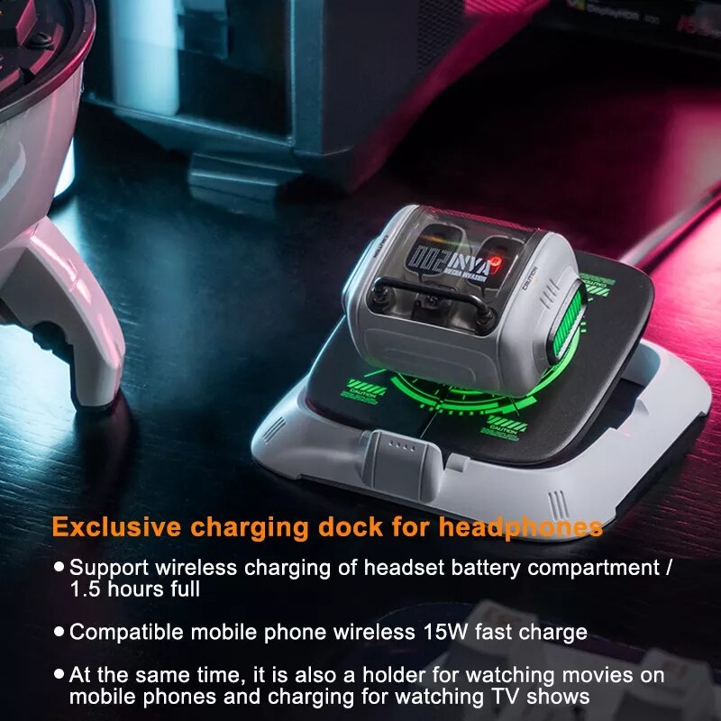 Fesara Compact Wireless Gaming Headphones