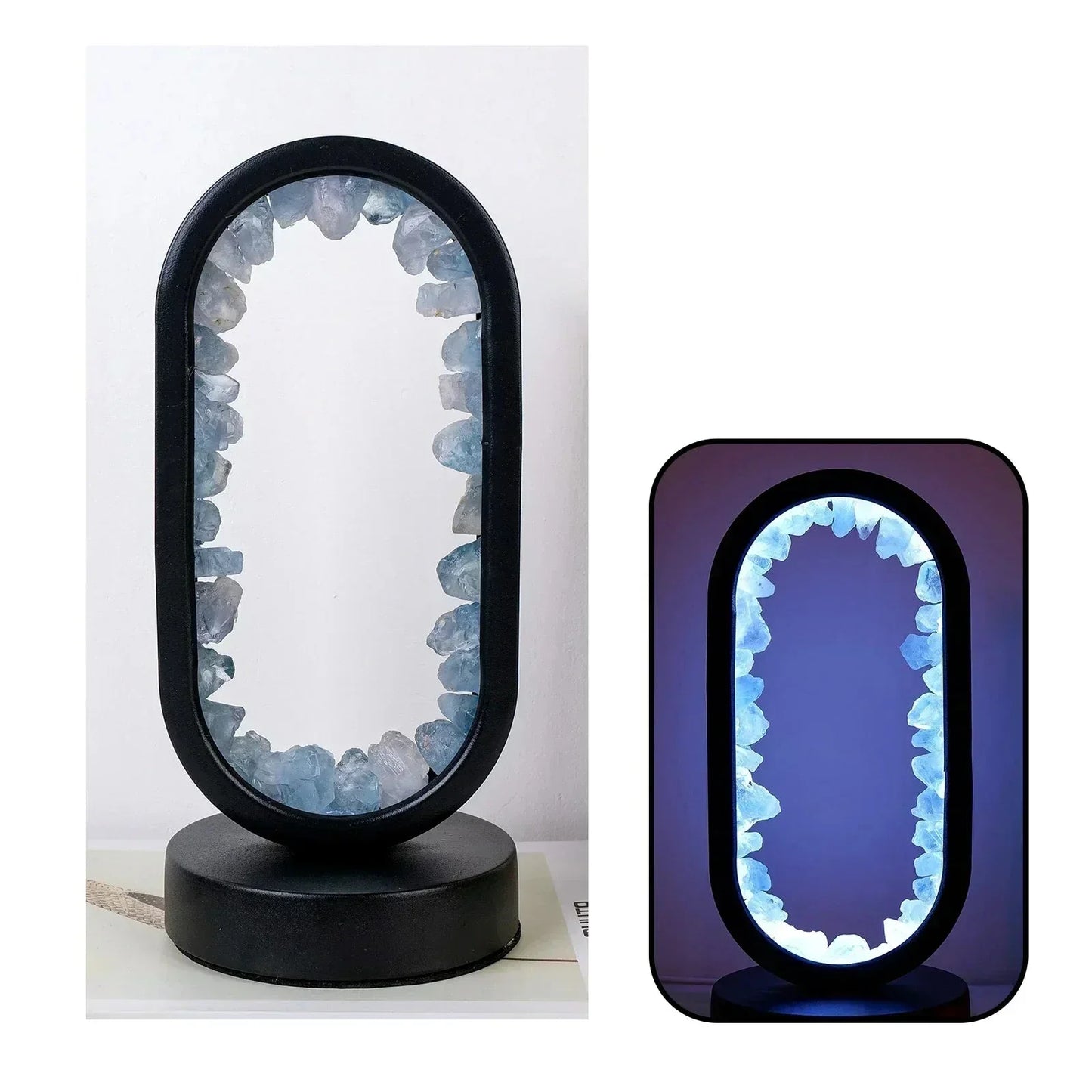 Beautiful Gemstone Table Lamp Fesara