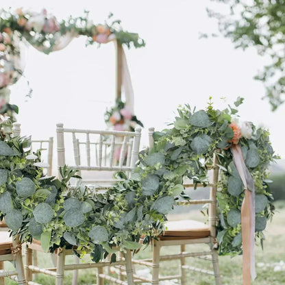 Fresh Eucalyptus Artificial Flower Garland Set
