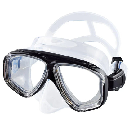 Premium Dive Mask Snorkel Set with Wide View Lens