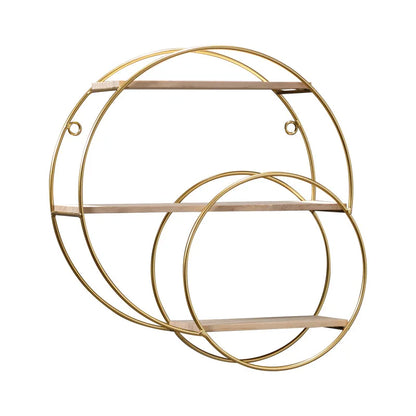 Modern Double Tier Wall Shelf