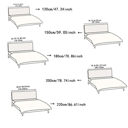 Stretchy Fitted Headboard Cover Protector