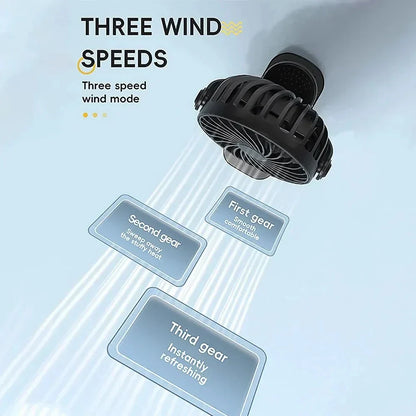 Compact USB Desk Fan with Adjustable Speed