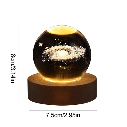 Sparkling Glass Orb Decorative Lamp