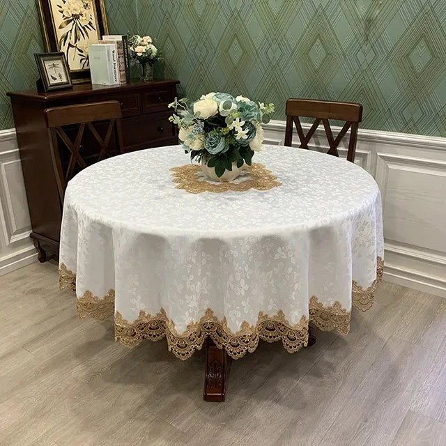 Elegant Lace Dining Table Cover