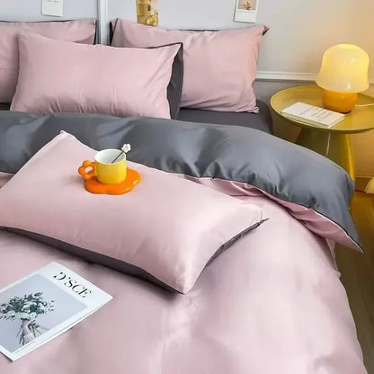 Soft Reversible Duvet Cover Set