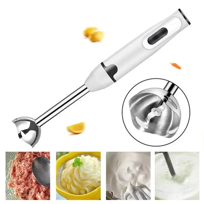 Powerful 400W Hand Blender with Stainless Steel Shaft