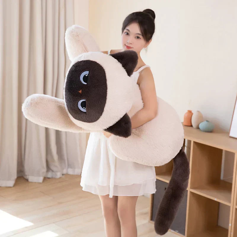 Cute Siamese Kitten Soft Plush Toy