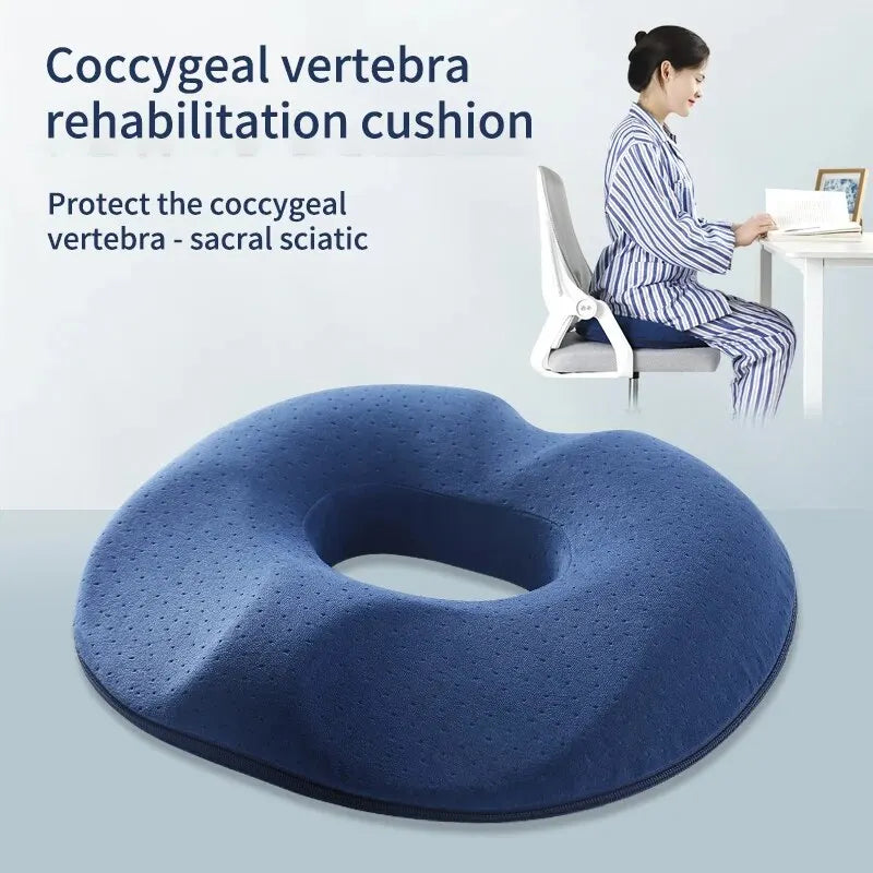 Gel Memory Foam Seat Cushion for Back Pain Relief - Fesara