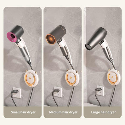 Wall Mount Hair Dryer Organizer Holder
