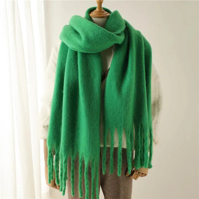 Cozy Solid Color Fesara Throw Blanket