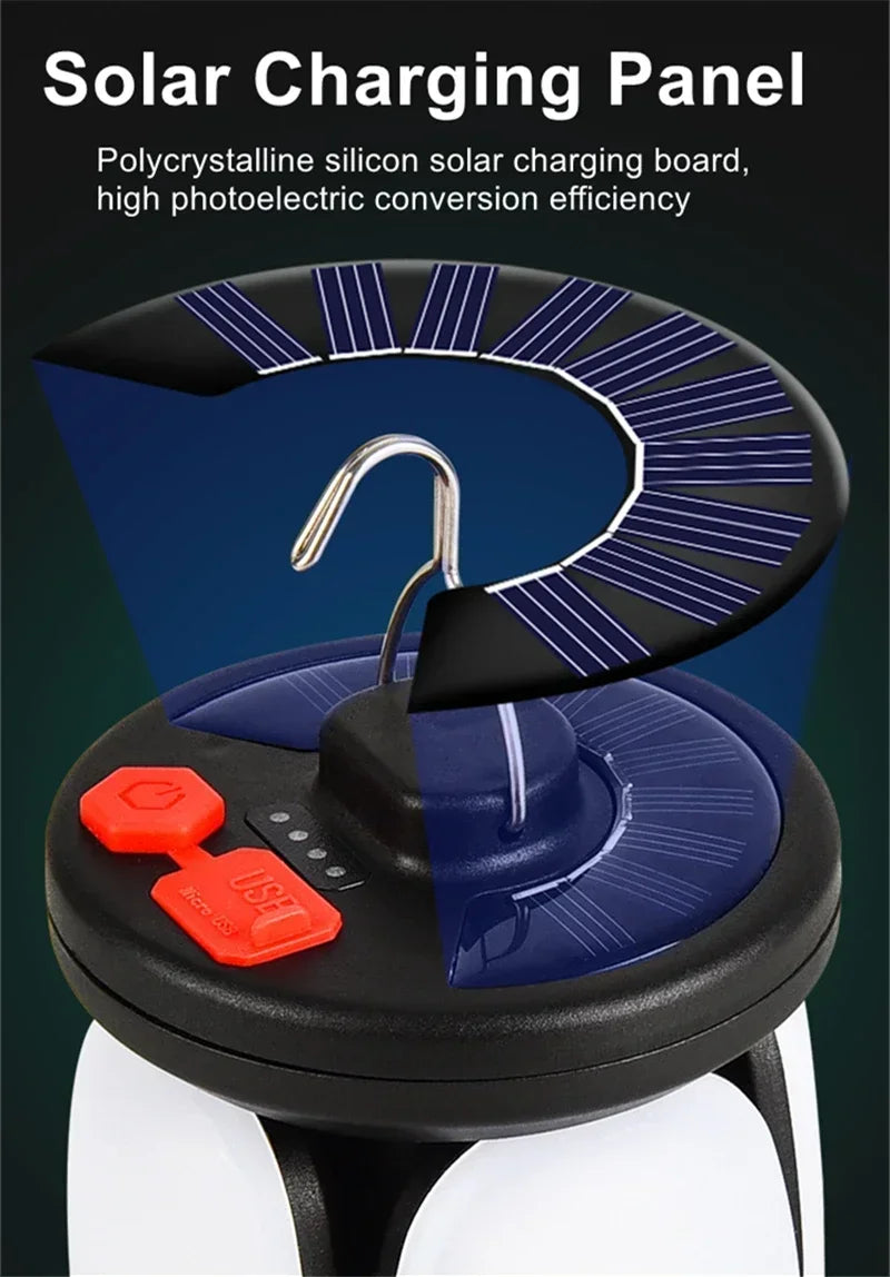 Bright Solar Powered Camping Light