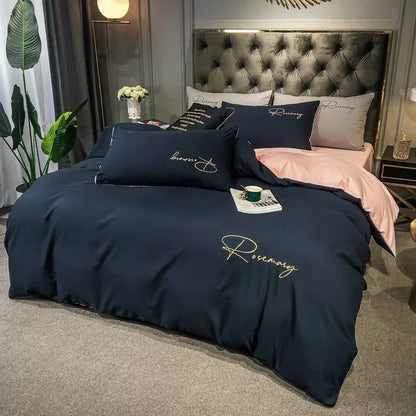 Luxurious Embroidered Duvet Cover Set