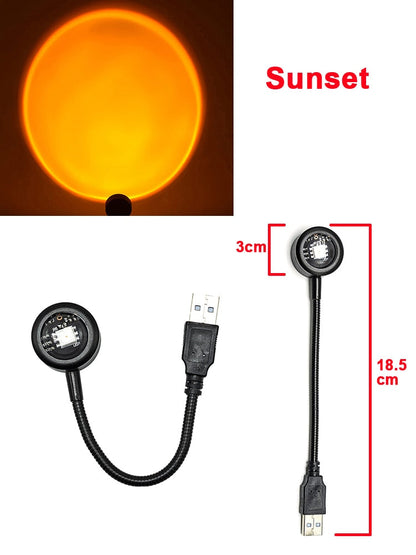 Compact USB Colorful Night Light Lamp