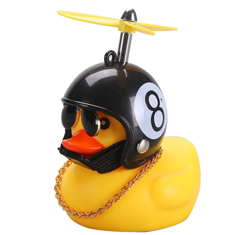 Duck Bike Bell with Safety Helmet