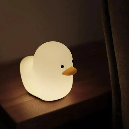 Colorful Fun Duck LED Nightlight | Rechargeable Bedside Table Lamp