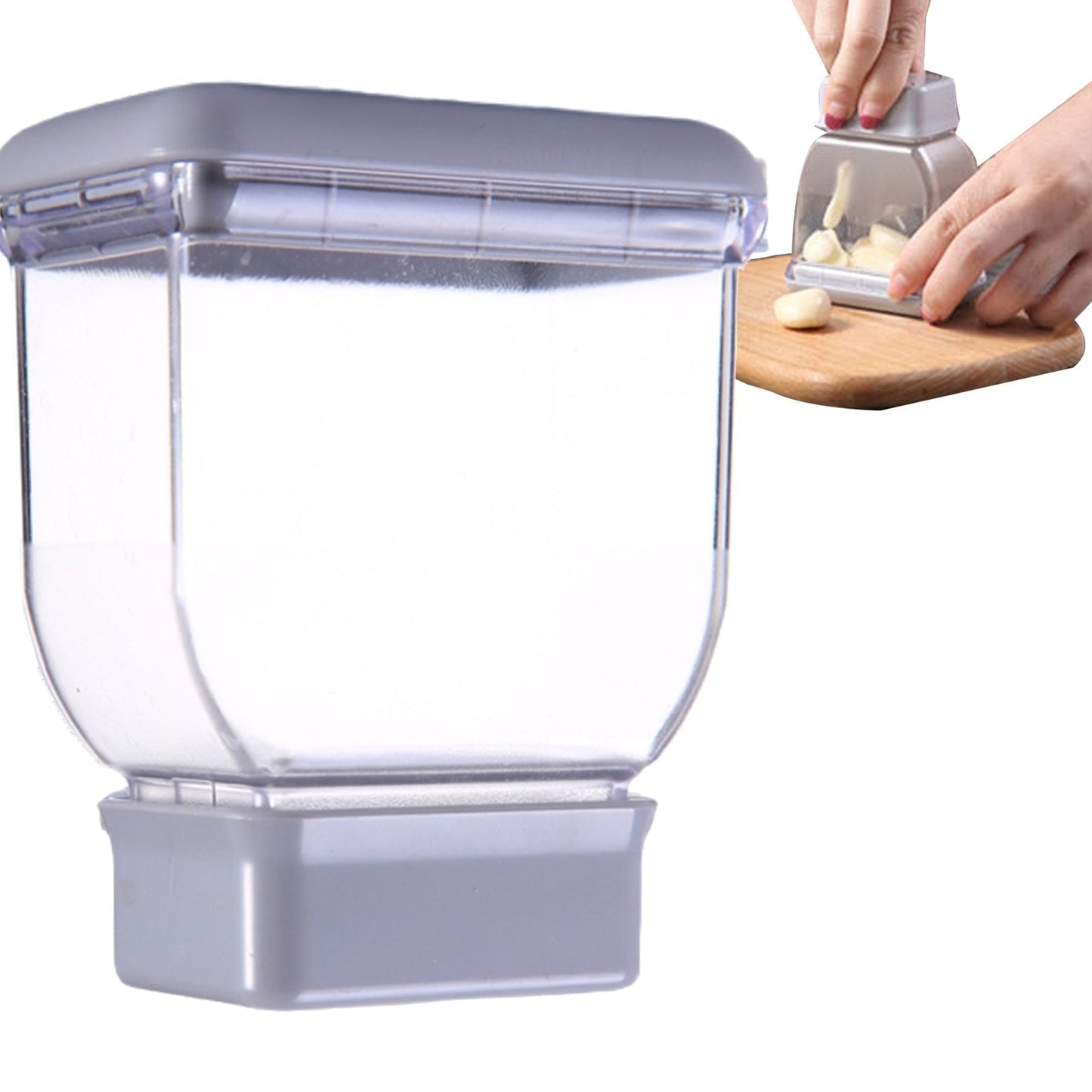 Easy Garlic Press Slicer Stainless Steel