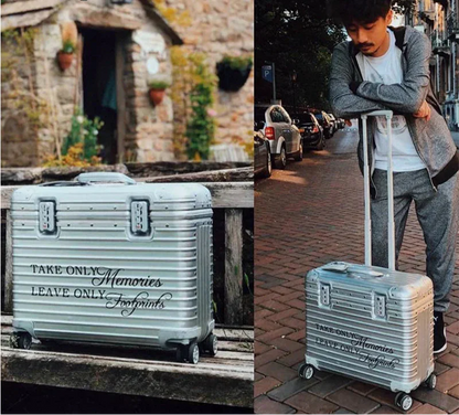 Lightweight Metal Hardside Luggage Case - Fesara