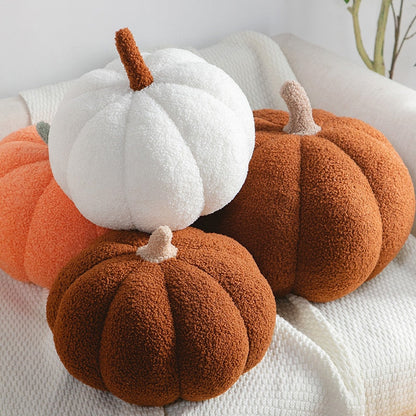 Cozy Orange Autumn Decorative Throw Pillows