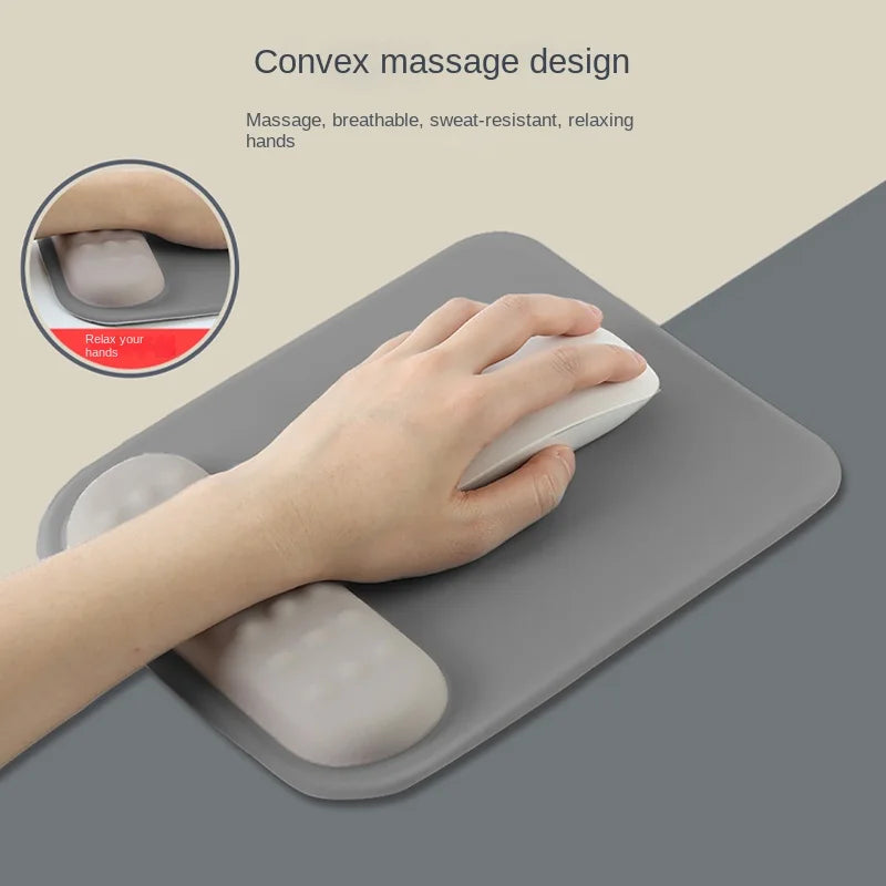 Soft Ergonomic Mouse Pad with Memory Foam & Non Slip Base